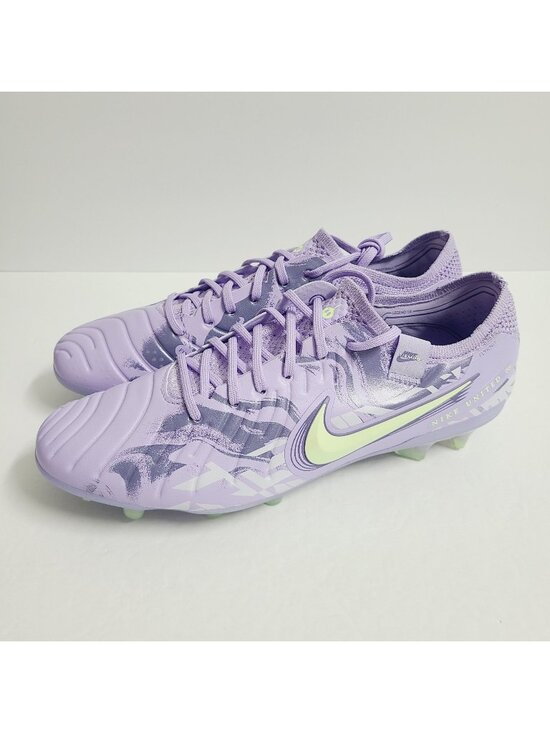 NEW Nike Tiempo Legend 10 Elite FG Soccer Cleats HF1592-500 Size 8.5 Purple